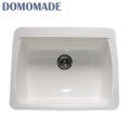 Professional in high quality white table top color uniformity granite bathroom lavabo sink